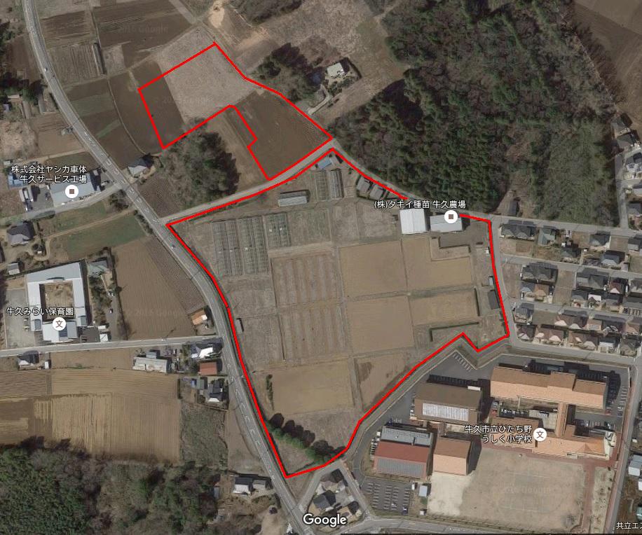 ひたち野地区中学校建設用地
