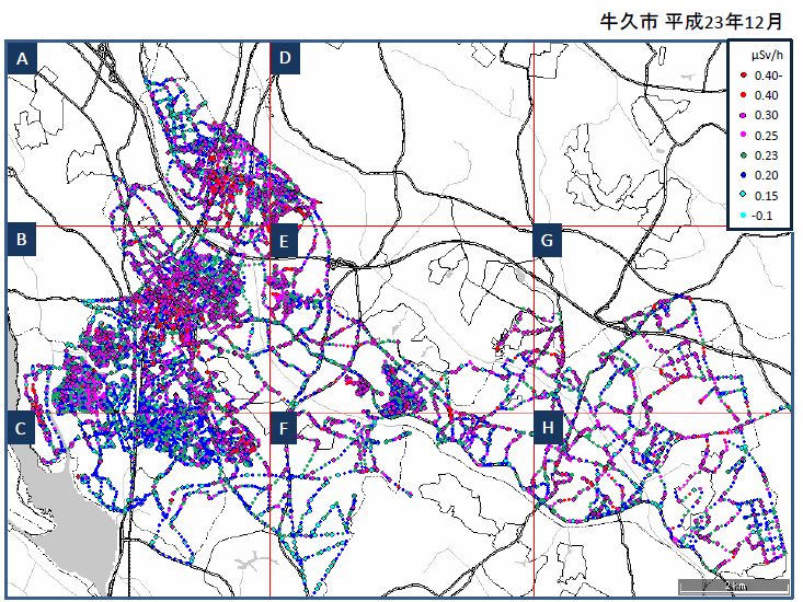 平成23年12月分布図