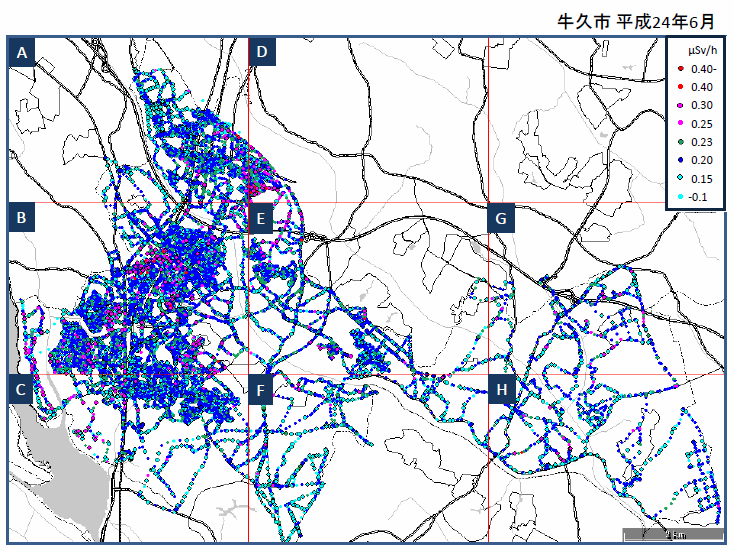 平成24年6月分布図