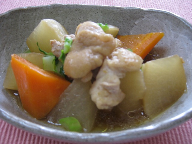 大根と鶏肉の煮物