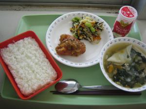 学校給食「油淋鶏」