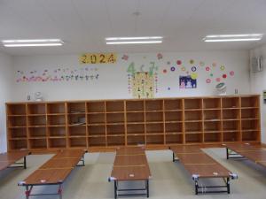 アイデアを凝らした季節の掲示物