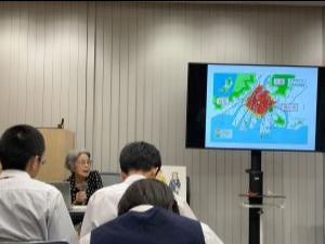 被爆体験者 梶本淑子さんによる講話