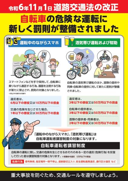 自転車罰則強化（裏）