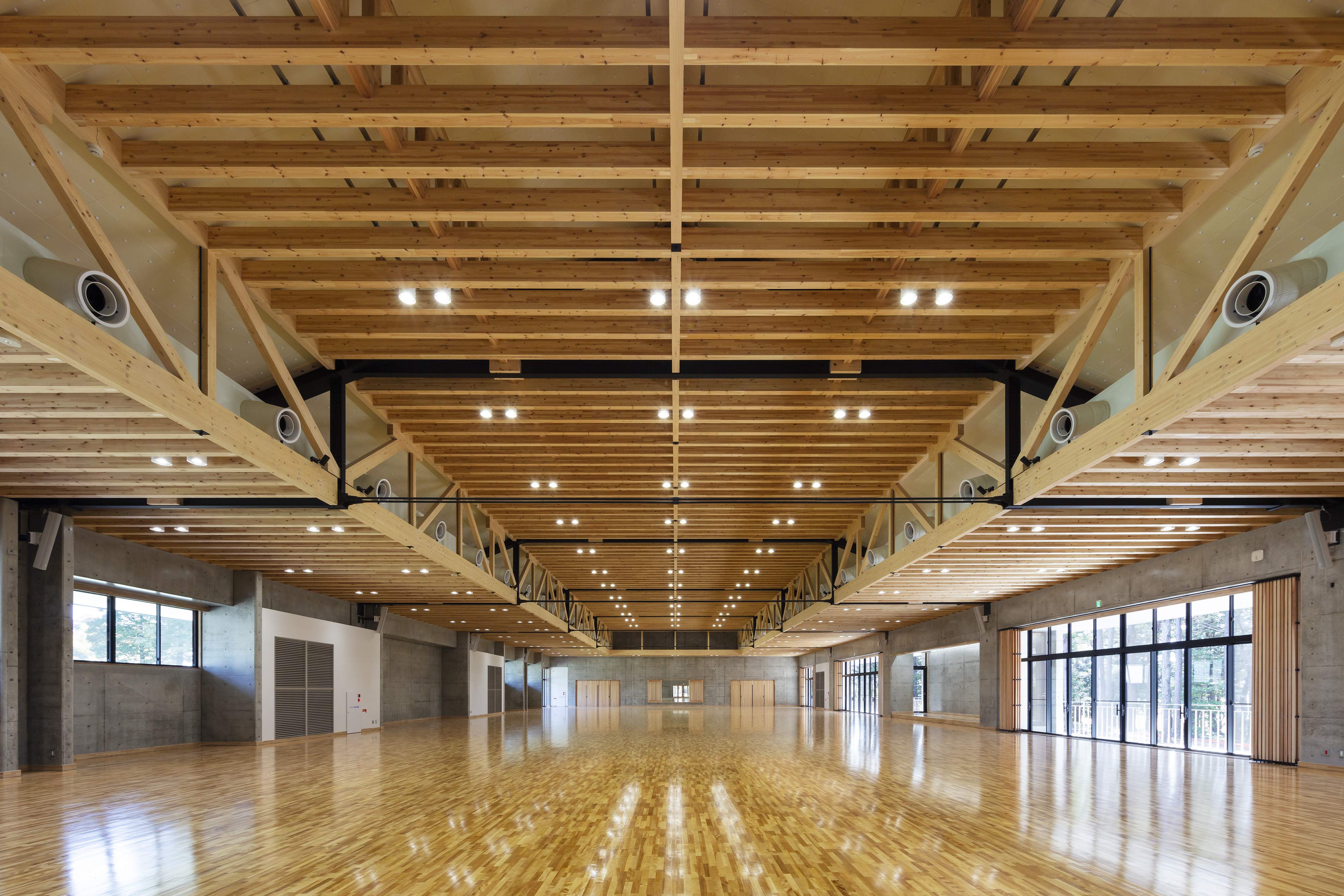 牛久運動公園　武道館2