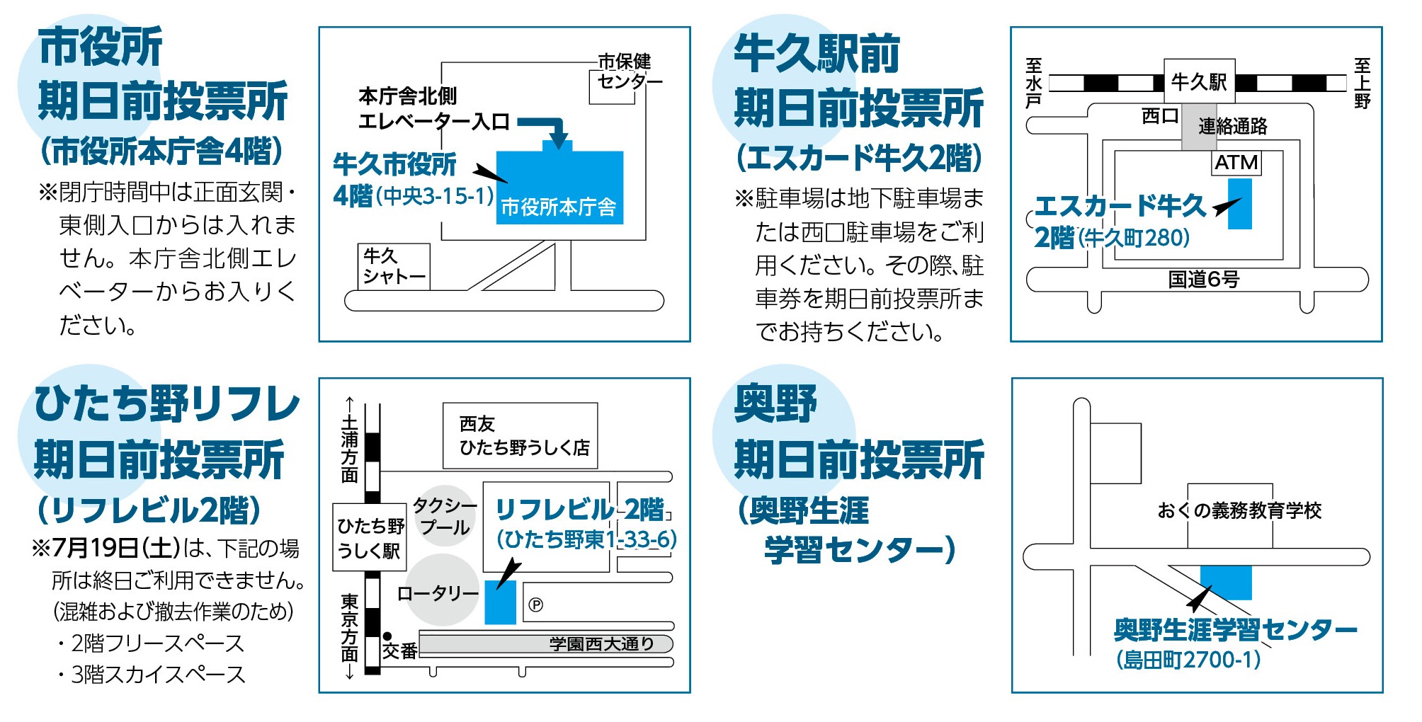 期日前投票所
