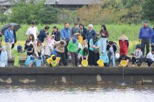 うなぎ放流会(1)